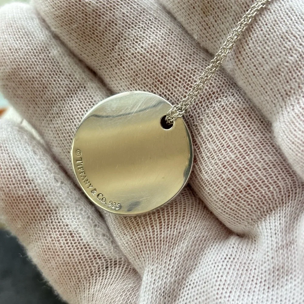 Tiffany & Co. Round Notes Pendant Necklace 16